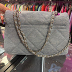 Aldo DEnim Chain Thru Flap Shoulder/Crossbody