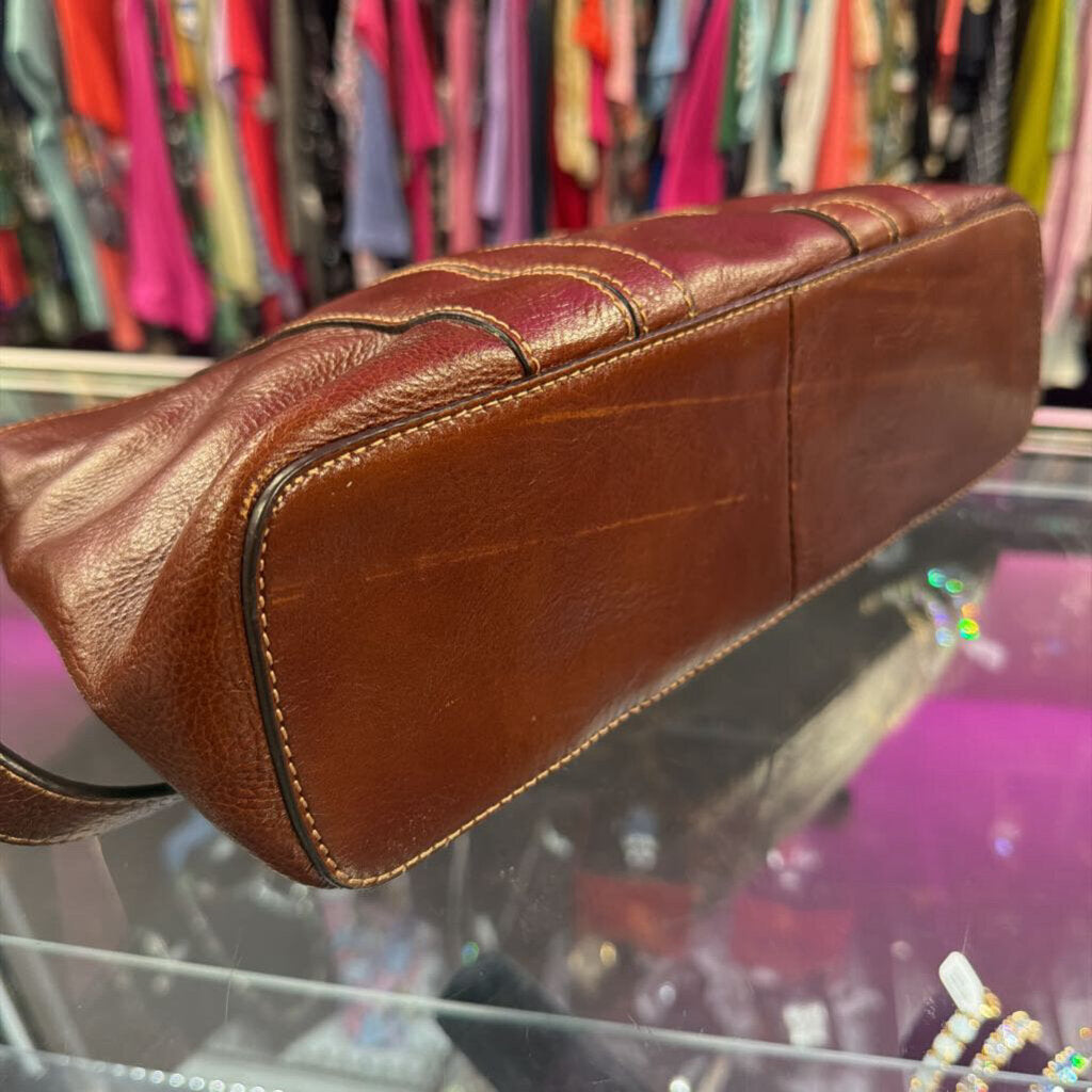 Etienne Aigner Vintage Leather Baguette Shoulder Bag