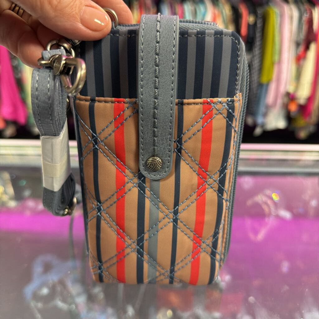 Sakroots Salinas Quilted Striped Phone Crossbody