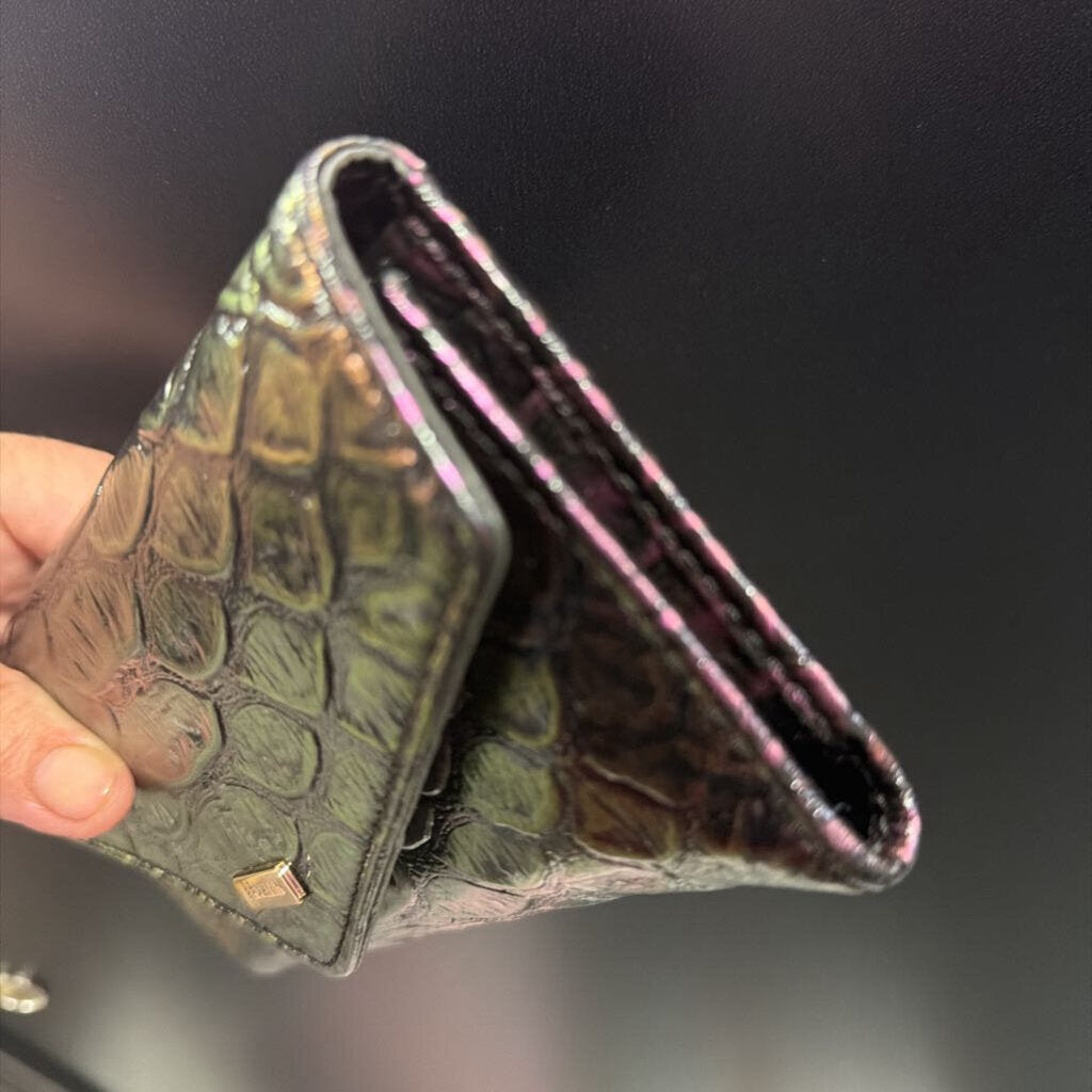 Brahmin Veronica Envelope Wallet Iridescent Purple