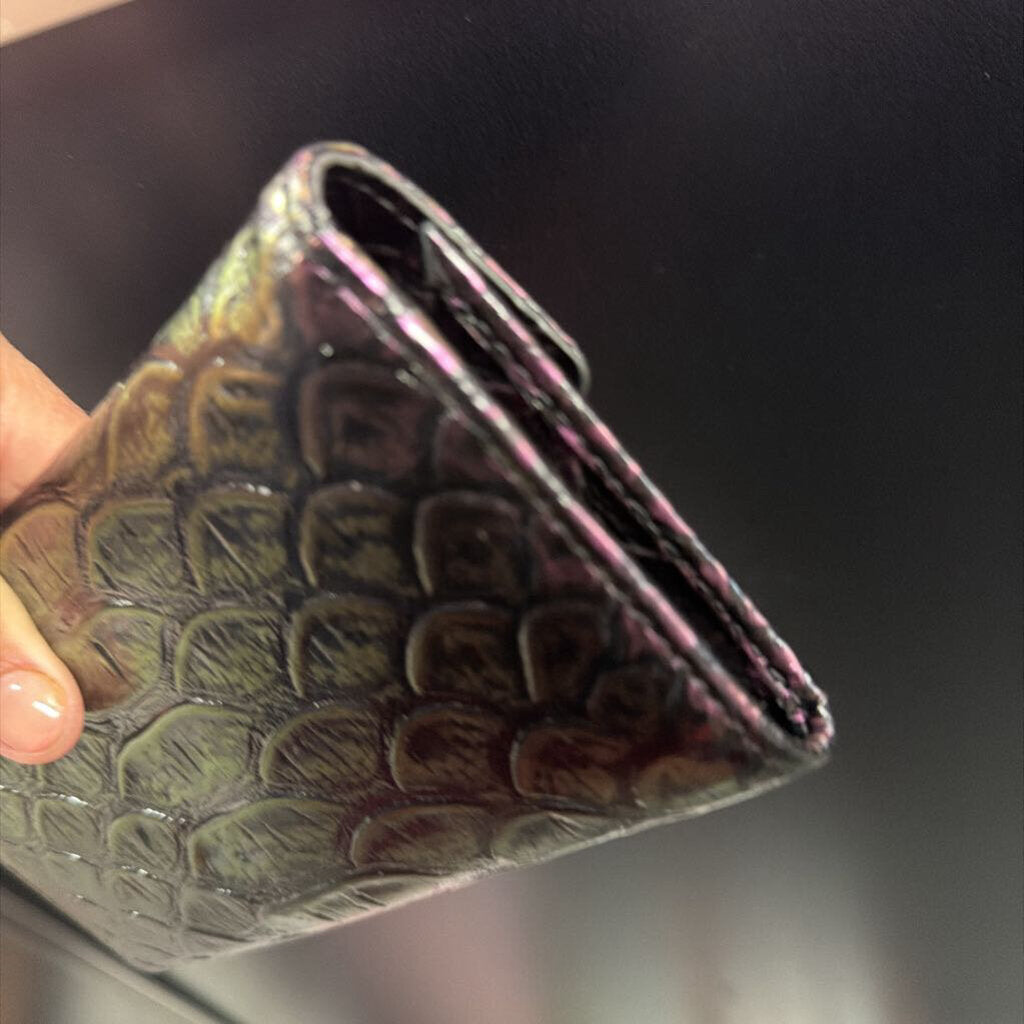 Brahmin Veronica Envelope Wallet Iridescent Purple