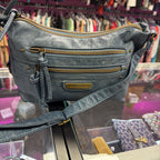 Stone Mountain Swirl Embossed Shoulder Bag