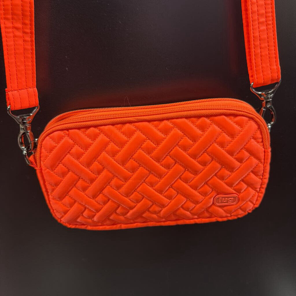 Lug Coupe Quilted Crossbody Bag Vibrant Nylon