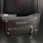 Michael Kors Nylon Leather Trim Jet Set Charm East West Crossbody