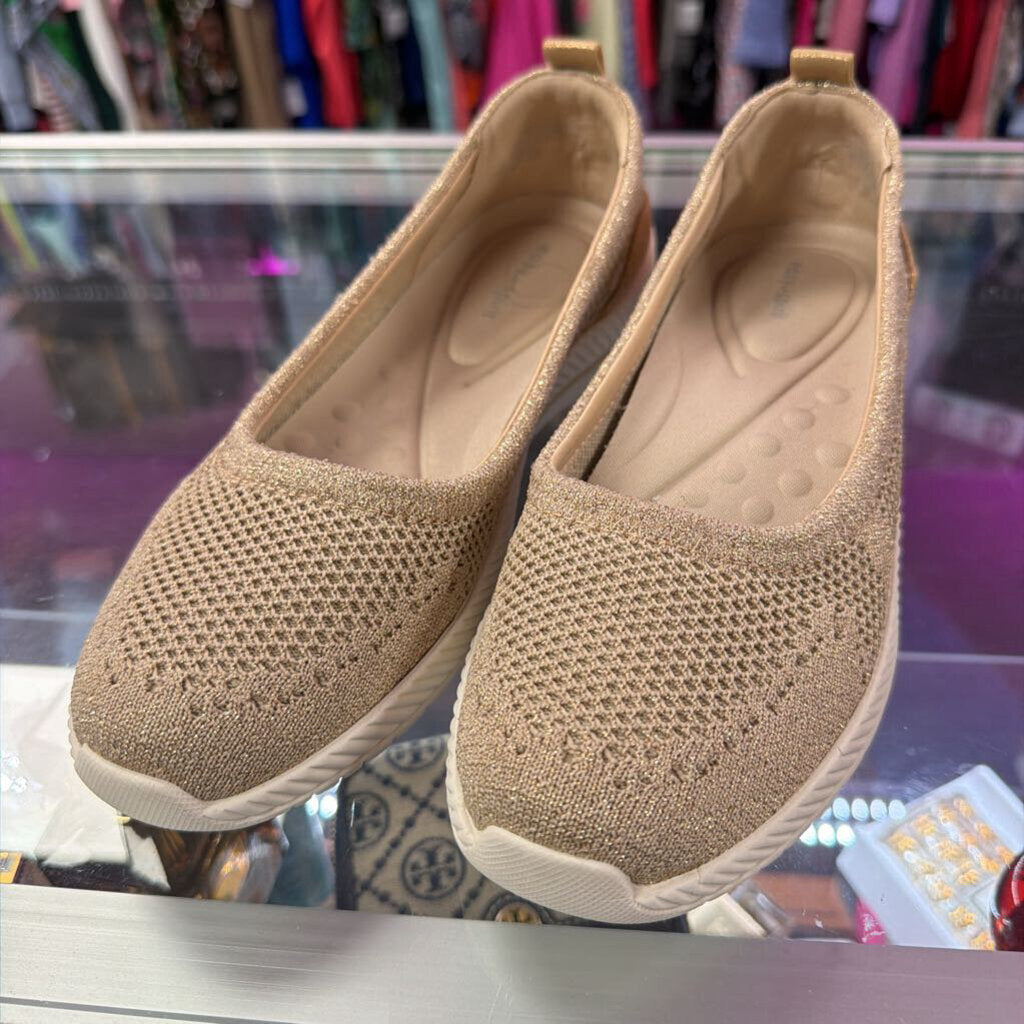 9.5 Easy Spirit Knit Glitter Loafer