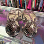 6 Dana Buchman Retile Print ankle dress Sandals