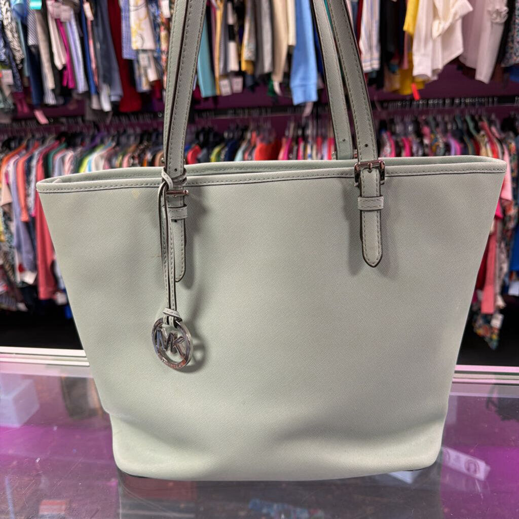 Michael Kors Jet Set Medium Snap Pocket Zip Close Tote