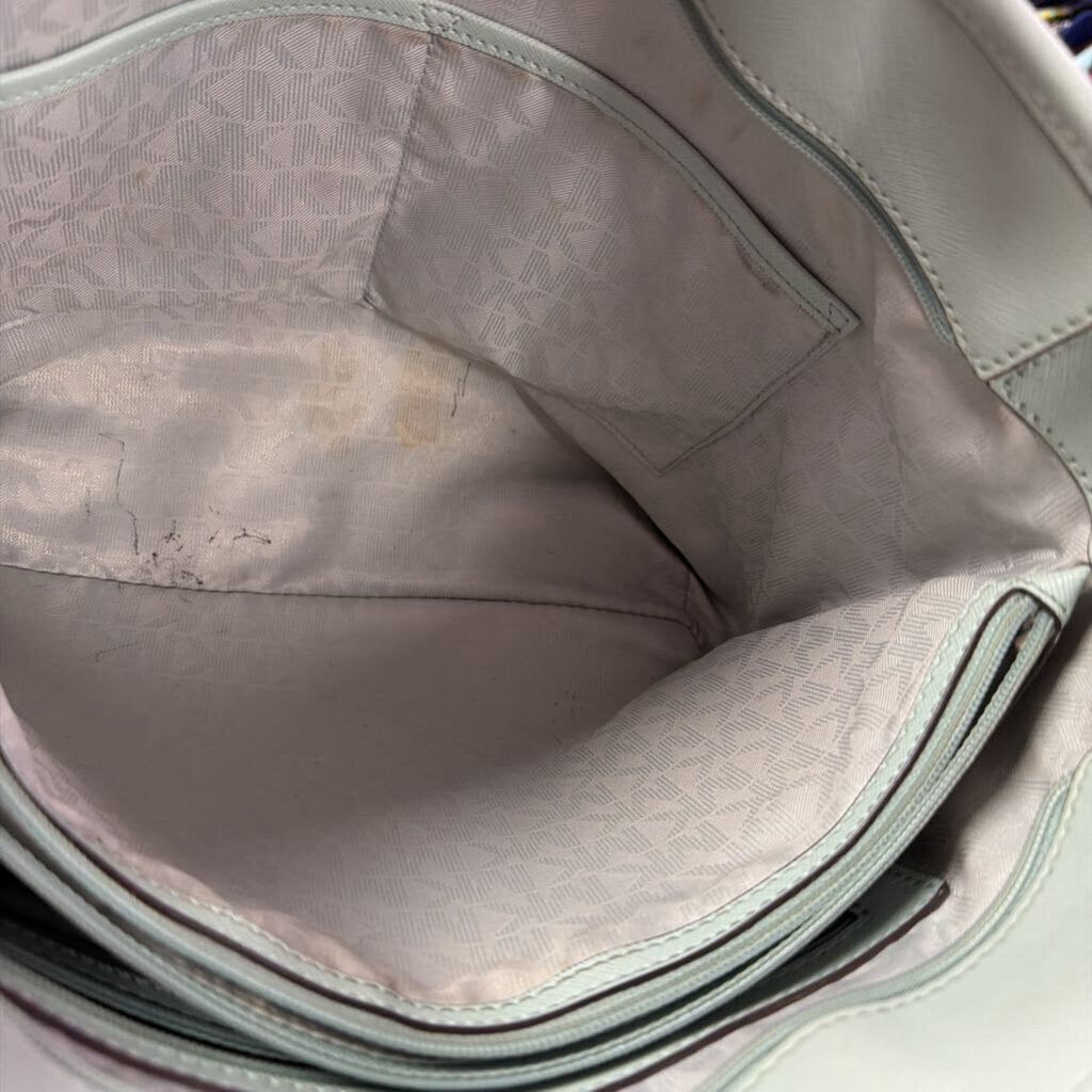 Michael Kors Jet Set Medium Snap Pocket Zip Close Tote