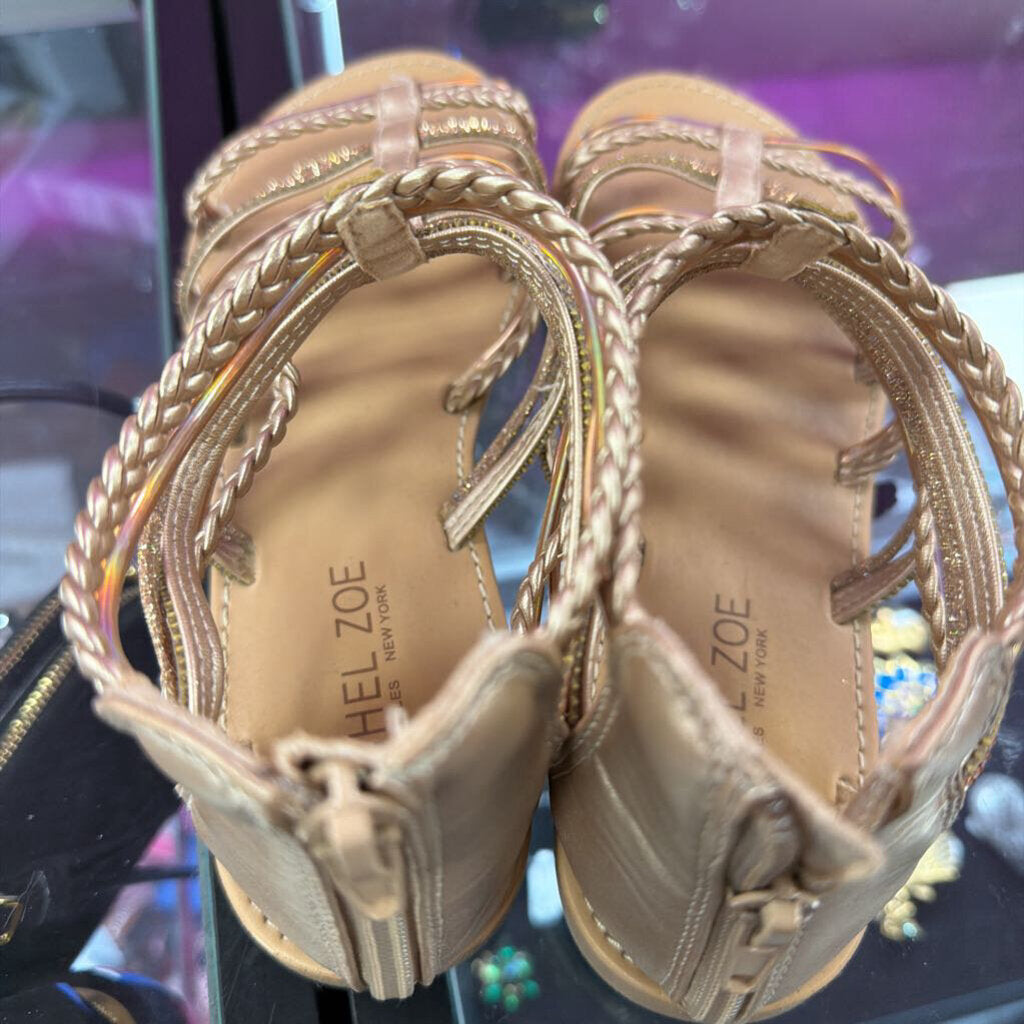 6 Rachel Zoe Gladiator Braided Iridescent Sandal