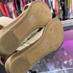 6 Blowfish Malibu Bella Sandals Strappy Tan Canvas