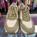 39/8.5 Hush Puppies Lace Zip Sneaker