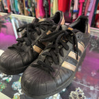 7.5 Adidas All Star Trainers Metallic Rose Accent