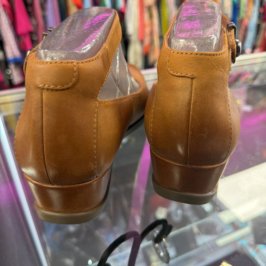6 Dansko Ankle Strap Wedge Shoes Round Toe buckle
