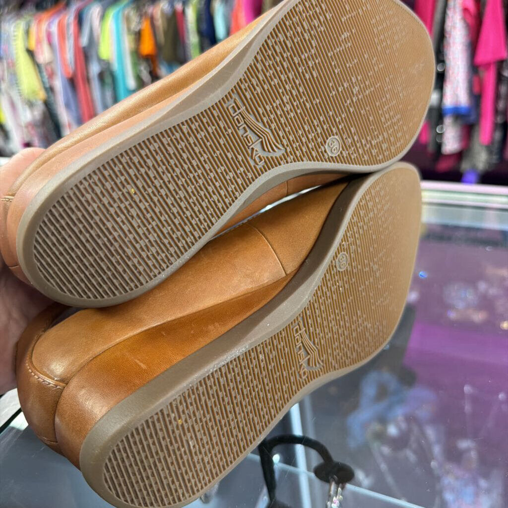6 Dansko Ankle Strap Wedge Shoes Round Toe buckle