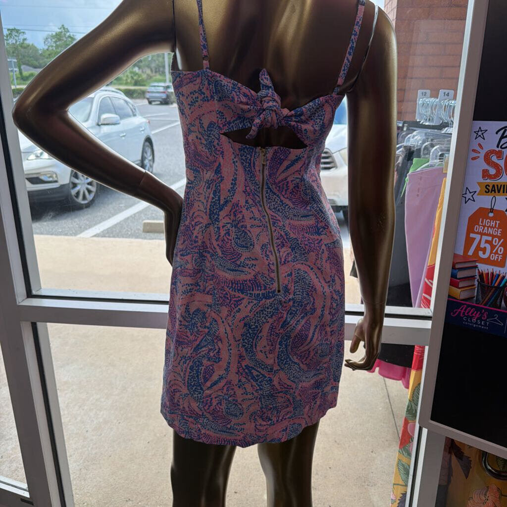 4 Lilly Pulitzer Shell Me About It Alligator Spaghetti Strap