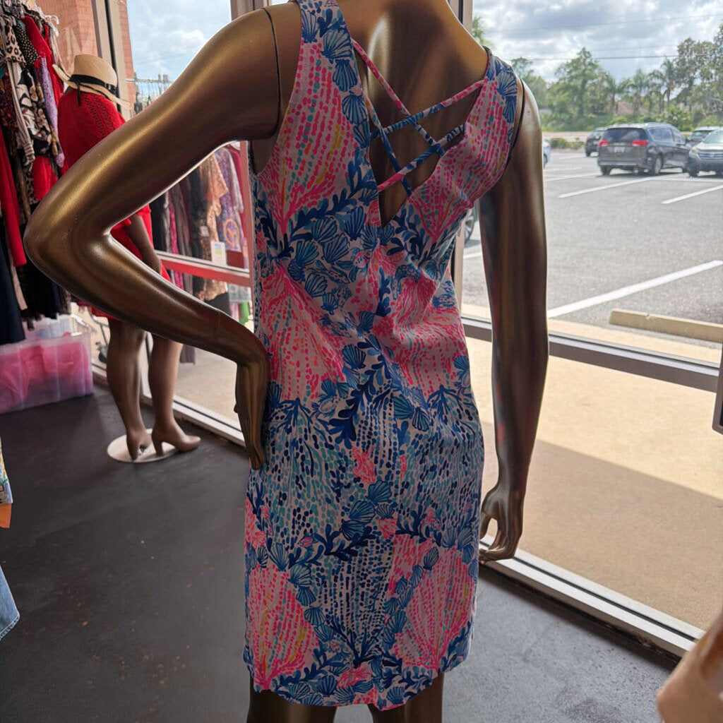 XS Lilly Pulitzer Kristen Dress In Vibrant Nautical Print