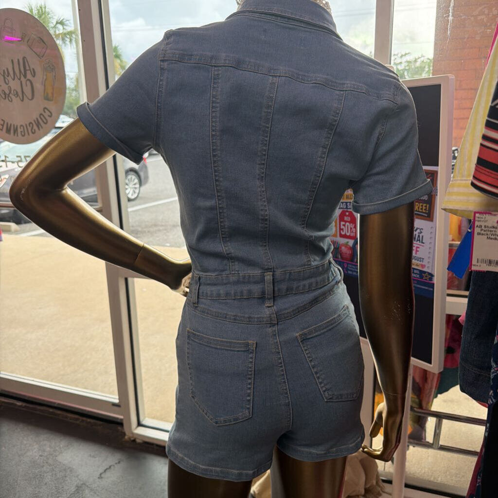 XS BabyBoo BF Denim Romper