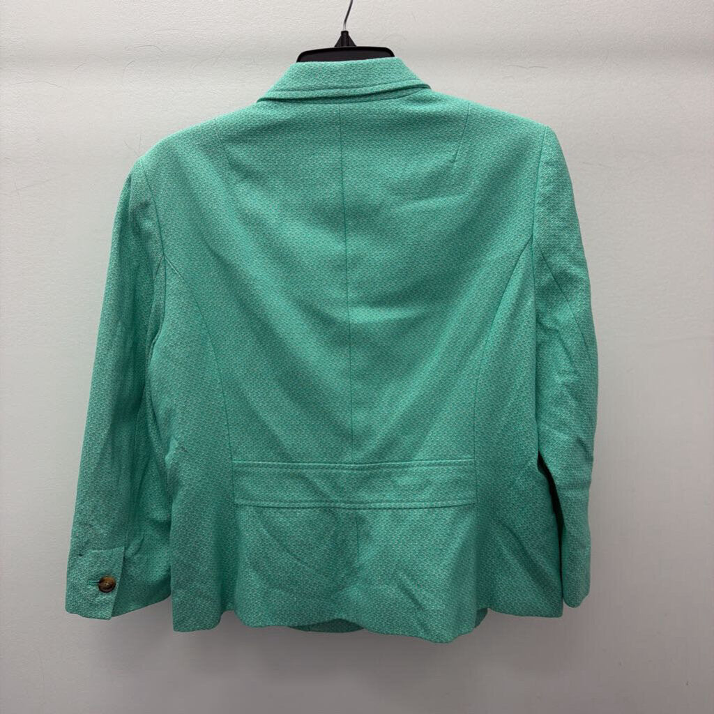 12 L/S Knit Two Button Front Blazer