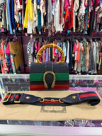 Gucci Dionysus Bamboo Top Handle Tri-Color Color Leather Bag