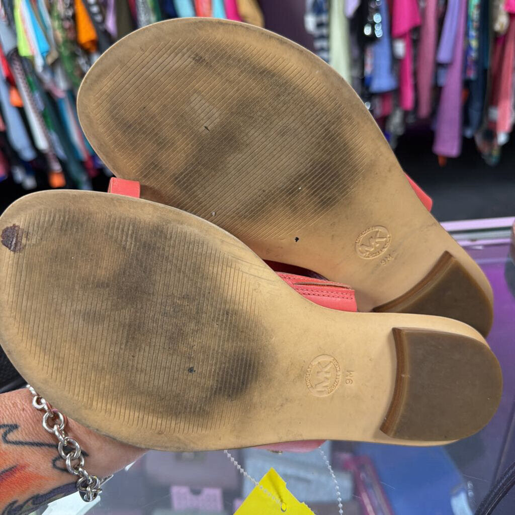 9 Michael Kors Pratt Flat Toe loop Sandals