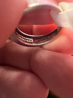 925 Sterling Silver Channel-Set Eternity Band Size 5.5