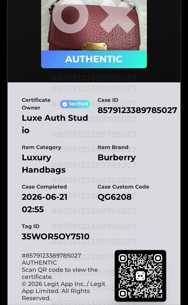 Burberry Madison Wallet on Chain