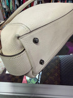 Coach Edie Shoulder Bag Metal Link Grommet Detail Along Side