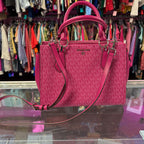 Michael Kors Sheila Medium Signature Logo Satchel