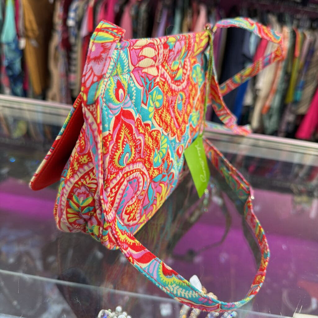 Vera Bradley Petite Crossbody in Paisley Paradise