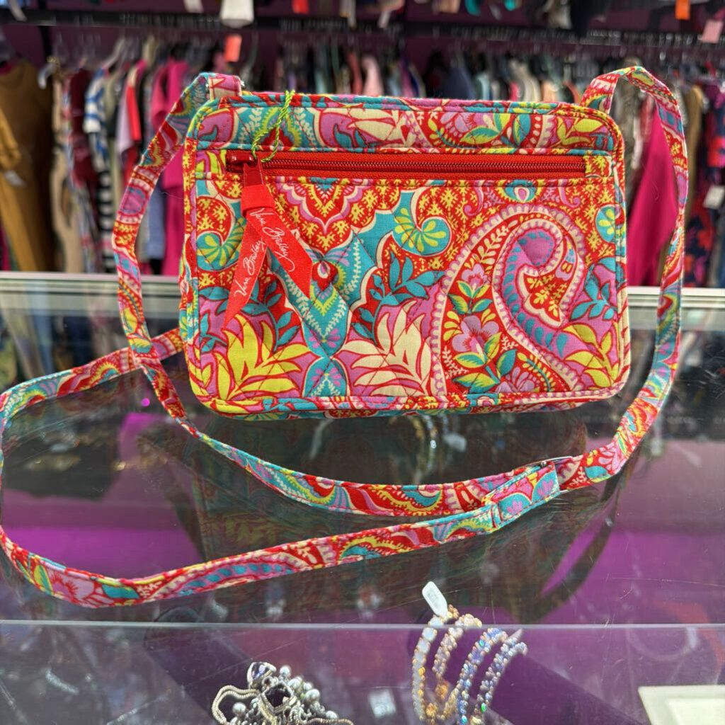 Vera Bradley Petite Crossbody in Paisley Paradise