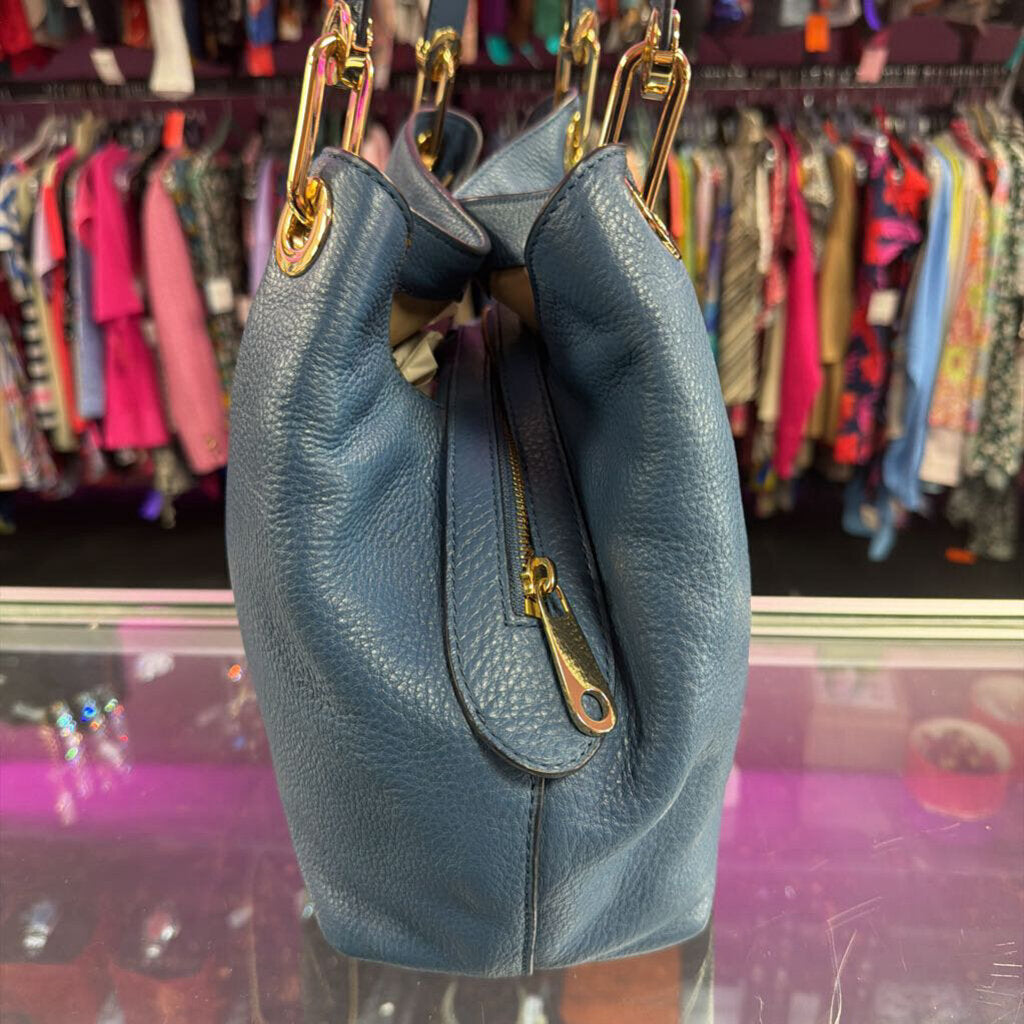 Michael Kors Raven Pebbled Leather Shoulder Bag