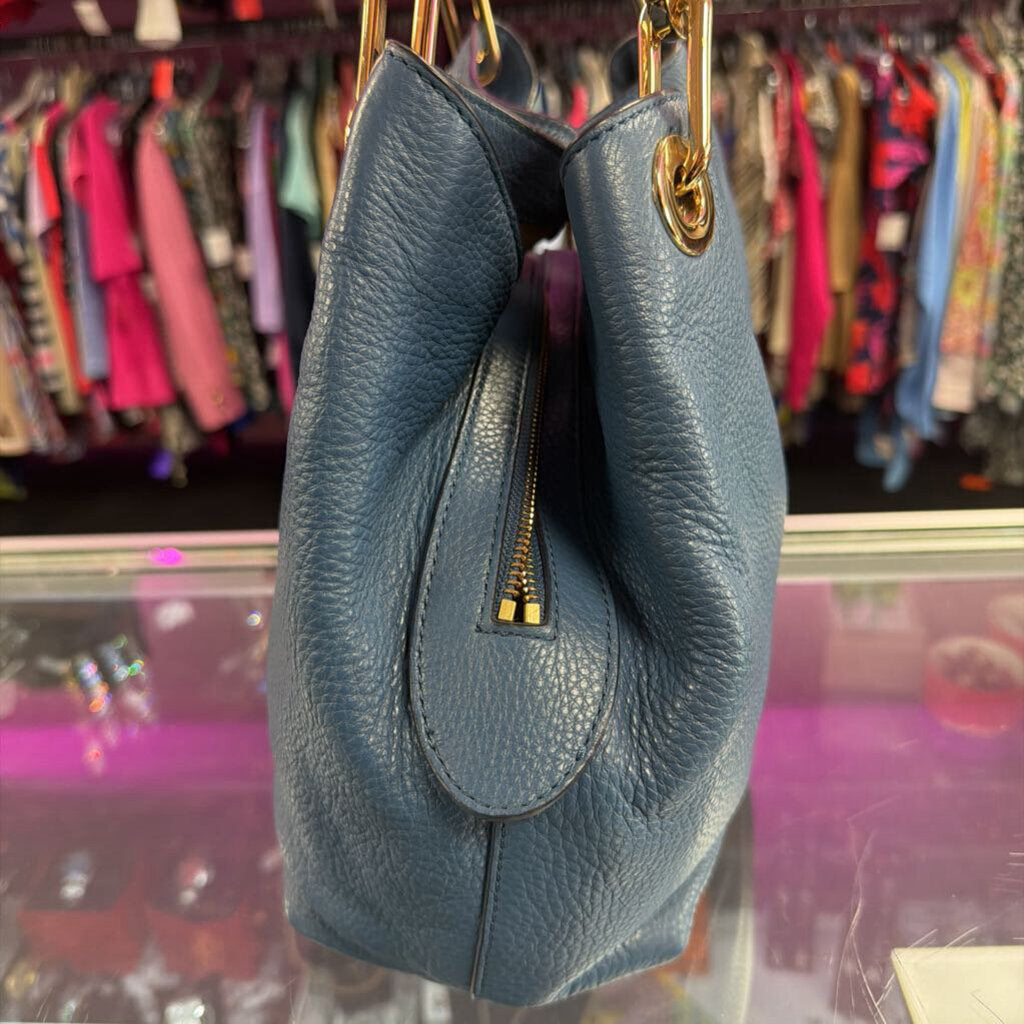 Michael Kors Raven Pebbled Leather Shoulder Bag