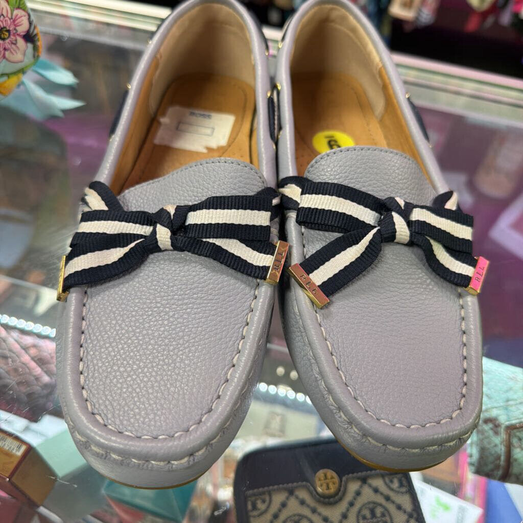 9 Lauren Ralph Lauren Stripe Bow Loafer