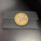 Unknown Woven Clutch Beaded Medallion