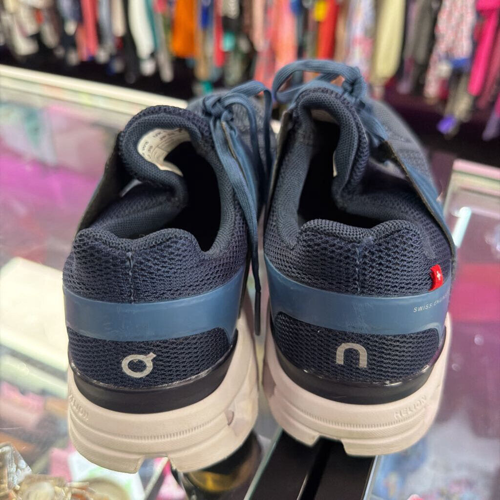8 OC Running shoes have a split in lace hole Sold As is