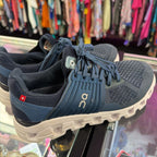 8 OC Running shoes have a split in lace hole Sold As is