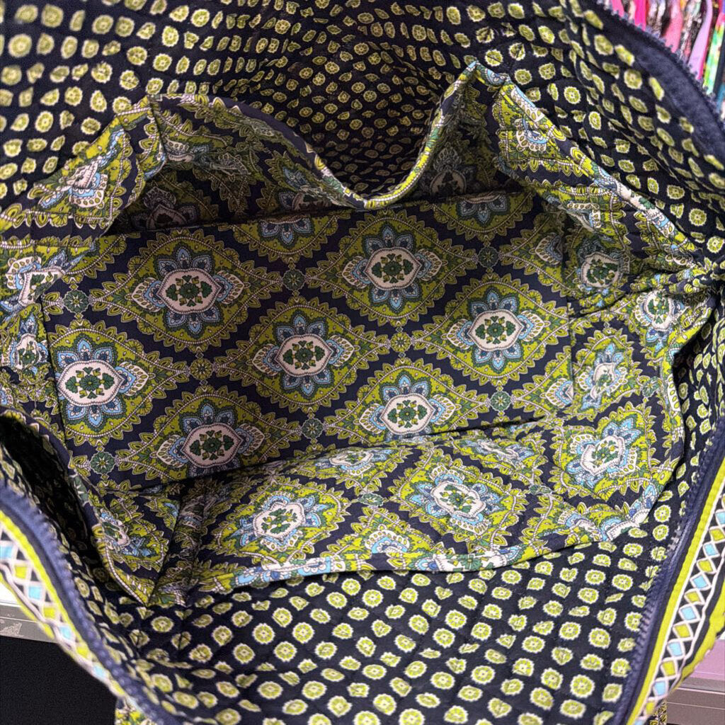Vera Bradley Quilted Large Tote In Cambridge Retired