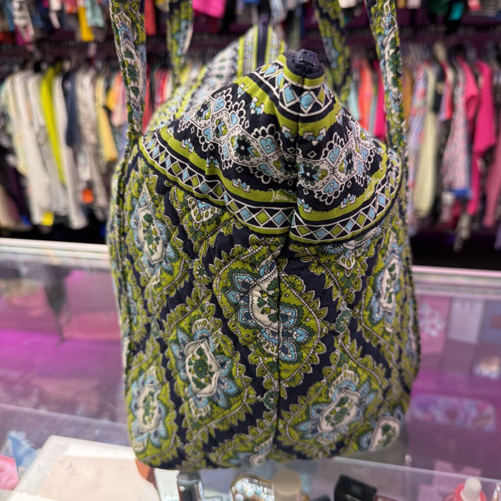 Vera Bradley Quilted Large Tote In Cambridge Retired