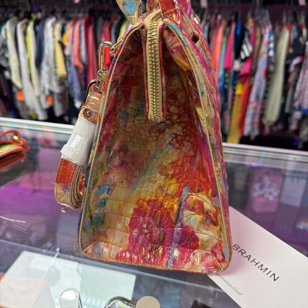 Brahmin Small Caroline Satchel In Happy Hour Melbourne