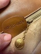 Gucci Micro GG Supreme Smooth Leather Flap Crossbody