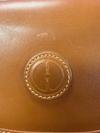 Gucci Micro GG Supreme Smooth Leather Flap Crossbody