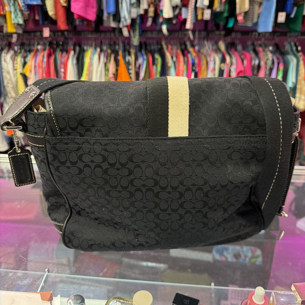 Coach Signature Jacquard Voyager Messenger Bag