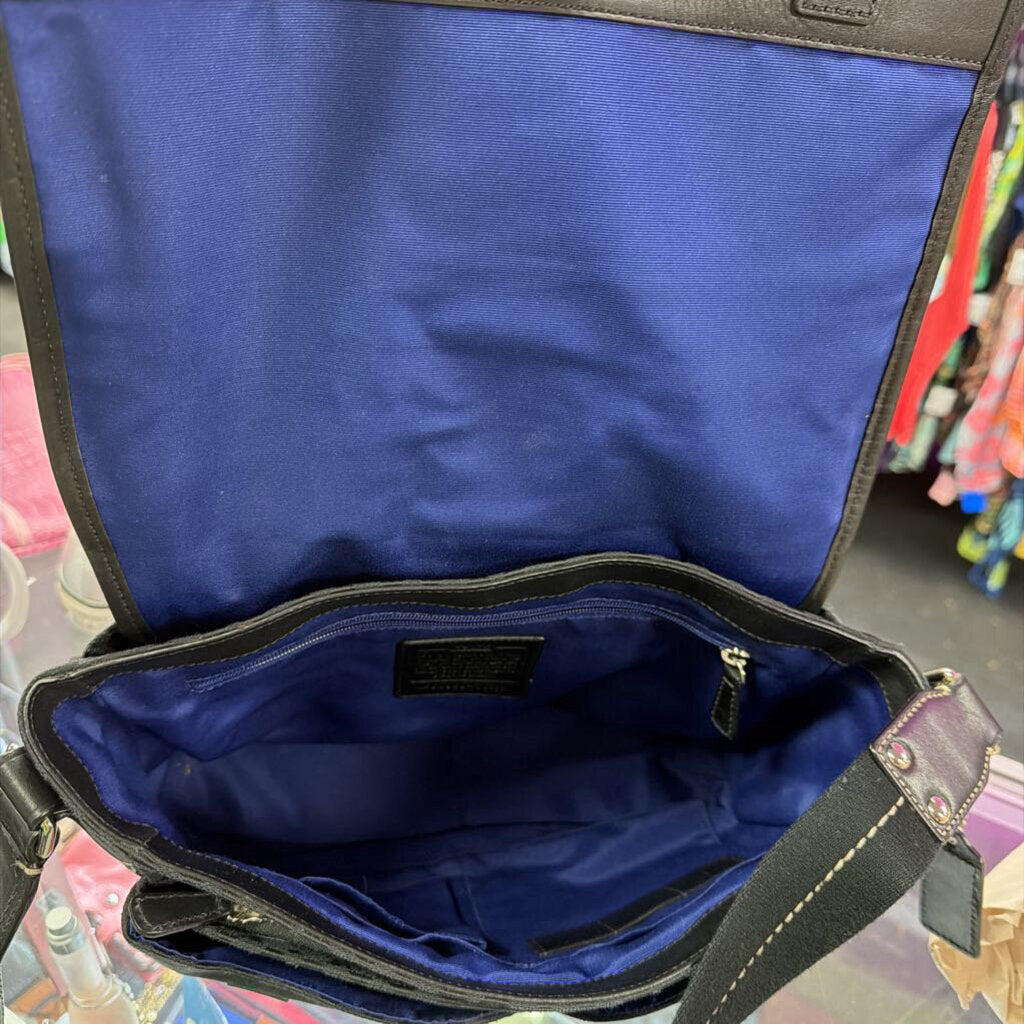 Coach Signature Jacquard Voyager Messenger Bag