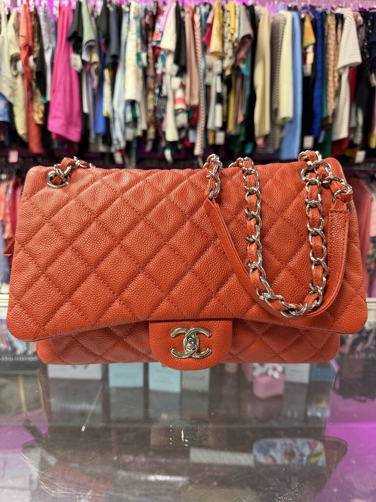 Chanel Matelasse Shoulder Bag Grained Calfskin