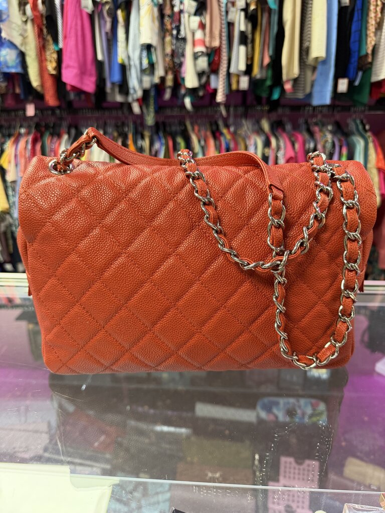 Chanel Matelasse Shoulder Bag Grained Calfskin