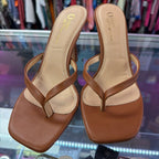 8 Olivia James Thong Heel Open Toe