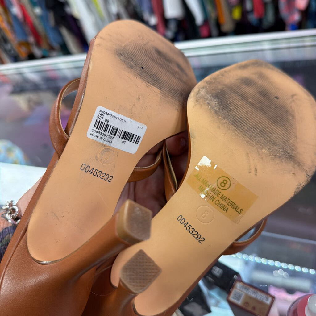 8 Olivia James Thong Heel Open Toe