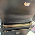 David Jones Chain Small Shoulder Bag is a lightweight, Paris-designed faux Saffiano leather purse featuring silver-toned hardware