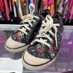 10B Coach Barrett Poppy Heart Sneakers