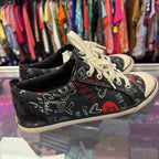 10B Coach Barrett Poppy Heart Sneakers